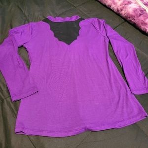 Long sleeve top mesh cutout from Bonsai Kitten